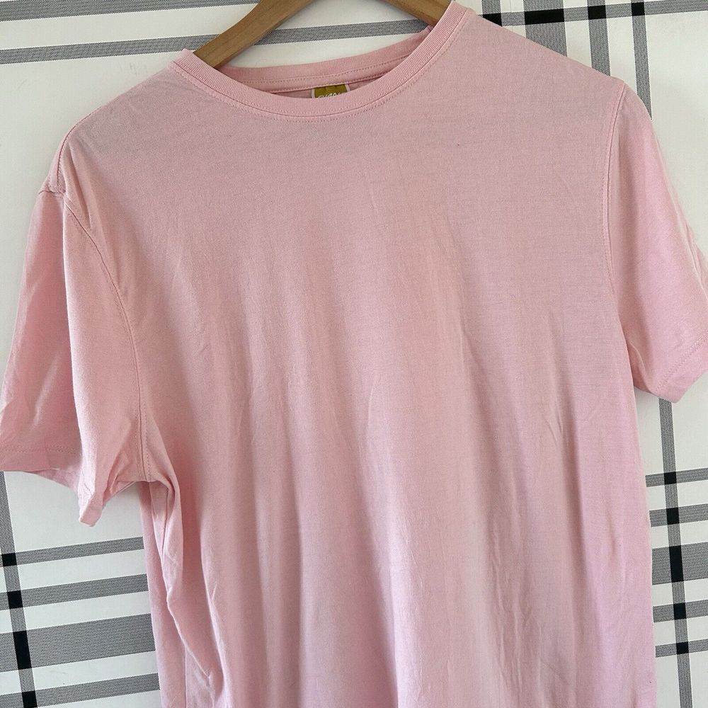 Onno T Shirt Men's M 70% Organic Bamboo Viscose 30% Organic Cotton Pink